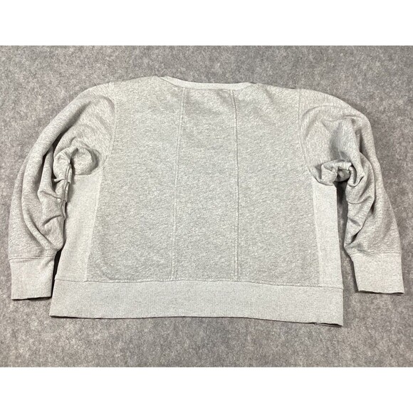 7 For All Mankind Tucked Sleeve Women’s Crewneck Pullover Large Relaxed Boho - Picture 5 of 16